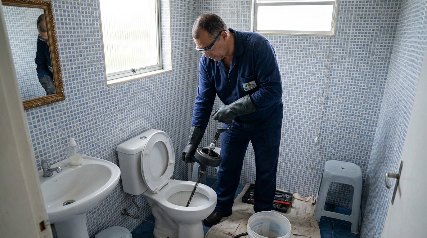 Desentupimento de vaso profissional em Niterói‑RJ
