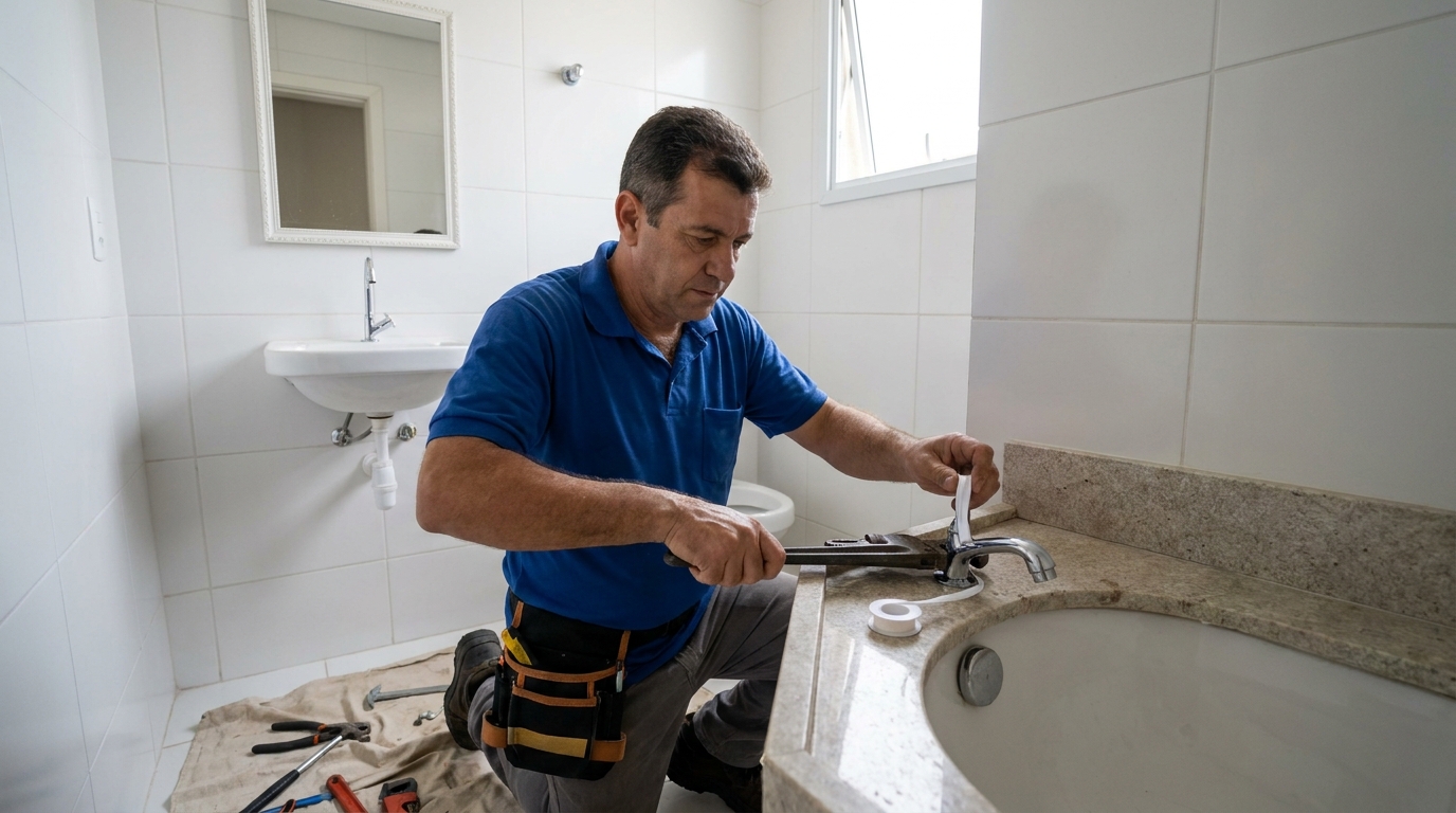 Instalação de torneira de cozinha em Niterói‑RJ